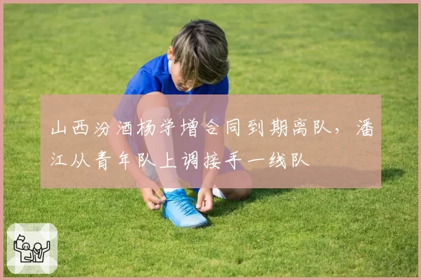 山西汾酒杨学增合同到期离队，潘江从青年队上调接手一线队